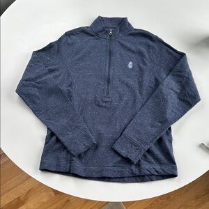 Women’s Johnnie-O Blue 1/4 Zip with Old School Cubs Logo - Size Med